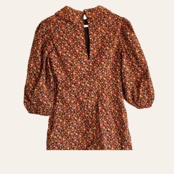 FREE PEOPLE  Sz 0🤩70's style mini dress - Picture 2 of 5